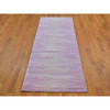 Modern and Contemporary Wool Hand Knotted Rug Pink Not Border 2.7X8.5 -O066760
