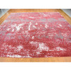 Modern and Contemporary Wool Hand Knotted Rug Red No Border 15.3X16.6 -O080515