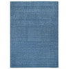 Modern and Contemporary Wool Hand Loomed Rug Blue No Border 10.1X14.0 -O064564