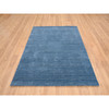 Modern and Contemporary Wool Hand Loomed Rug Blue No Border 5.0X7.1 -O064616