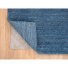 Modern and Contemporary Wool Hand Loomed Rug Blue No Border 5.0X7.1 -O064616