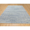 Modern and Contemporary Wool Hand Loomed Rug Blue No Border 9.0X11.9 -O062051