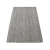 Modern and Contemporary Wool Hand Loomed Rug Grey No Border 2.0X3.0 -O087835