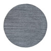 Modern and Contemporary Wool Hand Loomed Rug Grey No Border 8.0X8.0 -O065420