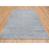 Modern and Contemporary Wool Hand Loomed Rug Grey No Border 8.1X10.0 -O065555