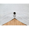 Modern and Contemporary Wool Hand Loomed Rug Grey None 12.1X17.9 -O090800