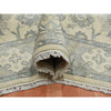 Oushak And Peshawar Silk Hand Knotted Rug Ivory Gray 9.1X12.1 -O075192