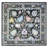 Oushak And Peshawar Wool Hand Knotted Rug Black Black 11.5X11.10 -O073029