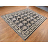Oushak And Peshawar Wool Hand Knotted Rug Black Black 9.1X12.4 -O087517