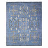 Oushak And Peshawar Wool Hand Knotted Rug Blue Black 8.0X9.8 -O088871