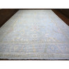 Oushak And Peshawar Wool Hand Knotted Rug Blue Blue 13.0X19.0 -O074945