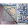 Oushak And Peshawar Wool Hand Knotted Rug Blue Blue 2.9X15.8 -O073852