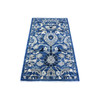 Oushak And Peshawar Wool Hand Knotted Rug Blue Blue 3.0X5.1 -O088602