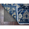 Oushak And Peshawar Wool Hand Knotted Rug Blue Blue 3.0X5.1 -O088602