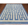 Oushak And Peshawar Wool Hand Knotted Rug Blue Blue 8.0X9.5 -O072721