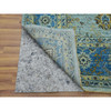 Oushak And Peshawar Wool Hand Knotted Rug Blue Blue 9.0X12.3 -O079691