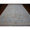 Oushak And Peshawar Wool Hand Knotted Rug Blue Blue 9.11X13.5 -O088689