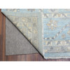 Oushak And Peshawar Wool Hand Knotted Rug Blue Blue 9.1X11.10 -O072812
