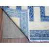 Oushak And Peshawar Wool Hand Knotted Rug Blue Blue 9.1X11.8 -O074185