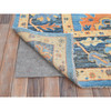 Oushak And Peshawar Wool Hand Knotted Rug Blue Blue 9.4X12.4 -O086506