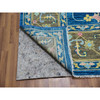 Oushak And Peshawar Wool Hand Knotted Rug Blue Brownish Gray 12.1X14.10 -O079913