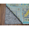 Oushak And Peshawar Wool Hand Knotted Rug Blue Gray 10.1X13.10 -O079953