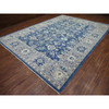 Oushak And Peshawar Wool Hand Knotted Rug Blue Gray 10.2X13.6 -O071946