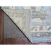 Oushak And Peshawar Wool Hand Knotted Rug Blue Gray 12.1X14.10 -O073457