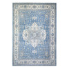 Oushak And Peshawar Wool Hand Knotted Rug Blue Ivory 9.10X14.0 -O073129