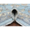 Oushak And Peshawar Wool Hand Knotted Rug Blue Light Blue 9.2X12.0 -O072362