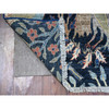 Oushak And Peshawar Wool Hand Knotted Rug Blue No Border 2.10X4.9 -O088501