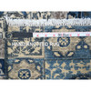 Oushak And Peshawar Wool Hand Knotted Rug Blue No Border 4.1X11.6 -O089252