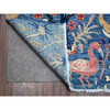Oushak And Peshawar Wool Hand Knotted Rug Blue No Border 9.0X11.11 -O088966