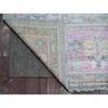 Oushak And Peshawar Wool Hand Knotted Rug Blue Pink 6.4X9.2 -O088803