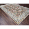 Oushak And Peshawar Wool Hand Knotted Rug Brown Beige 12.0X17.9 -O084327