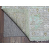 Oushak And Peshawar Wool Hand Knotted Rug Green Grey 9.9X13.2 -O067199