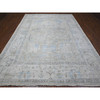 Oushak And Peshawar Wool Hand Knotted Rug Green Silver Gray 9.0X11.9 -O088978