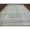 Oushak And Peshawar Wool Hand Knotted Rug Grey Blue 12.0X16.0 -O072003