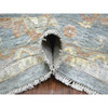Oushak And Peshawar Wool Hand Knotted Rug Grey Blue 12.0X16.0 -O072003