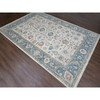 Oushak And Peshawar Wool Hand Knotted Rug Grey Blue 12.0X17.9 -O084034