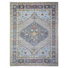 Oushak And Peshawar Wool Hand Knotted Rug Grey Blue 8.8X11.7 -O073406