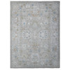 Oushak And Peshawar Wool Hand Knotted Rug Grey Gray 11.11X15.10 -O088781