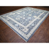 Oushak And Peshawar Wool Hand Knotted Rug Grey Gray 11.9X15.7 -O073027