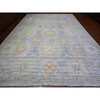 Oushak And Peshawar Wool Hand Knotted Rug Grey Gray 11.9X16.5 -O088025