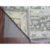 Oushak And Peshawar Wool Hand Knotted Rug Grey Gray 11.9X17.6 -O074043