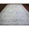 Oushak And Peshawar Wool Hand Knotted Rug Grey Gray 12.0X15.6 -O073447