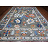 Oushak And Peshawar Wool Hand Knotted Rug Grey Gray 12.1X15.11 -O088702
