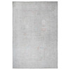 Oushak And Peshawar Wool Hand Knotted Rug Grey Gray 13.2X17.7 -O088089