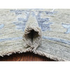 Oushak And Peshawar Wool Hand Knotted Rug Grey Gray 14.0X17.10 -O072731