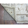 Oushak And Peshawar Wool Hand Knotted Rug Grey Gray 2.10X13.9 -O071499